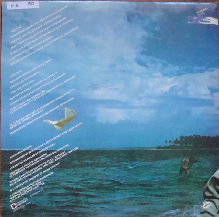 10cc ‎– Bloody Tourists 9102 503 Rock,Pop Płyty Winylowe 