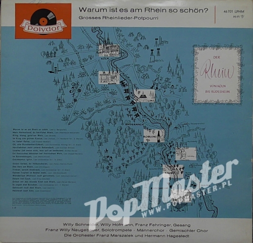 Warum Ist Es Am Rhein So schön Willy Schneider, Willy Hofmann, Die Orchester Franz Marszalek Und Herman Hagestedt 46 701 LPHM