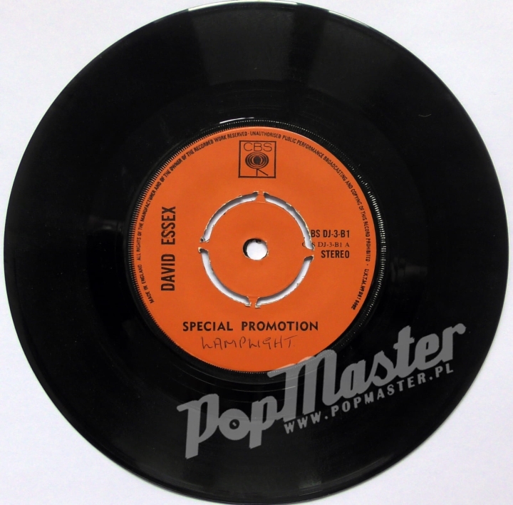 David Essex Special Promotion CBS DJ-3-B1 Winyle Pop