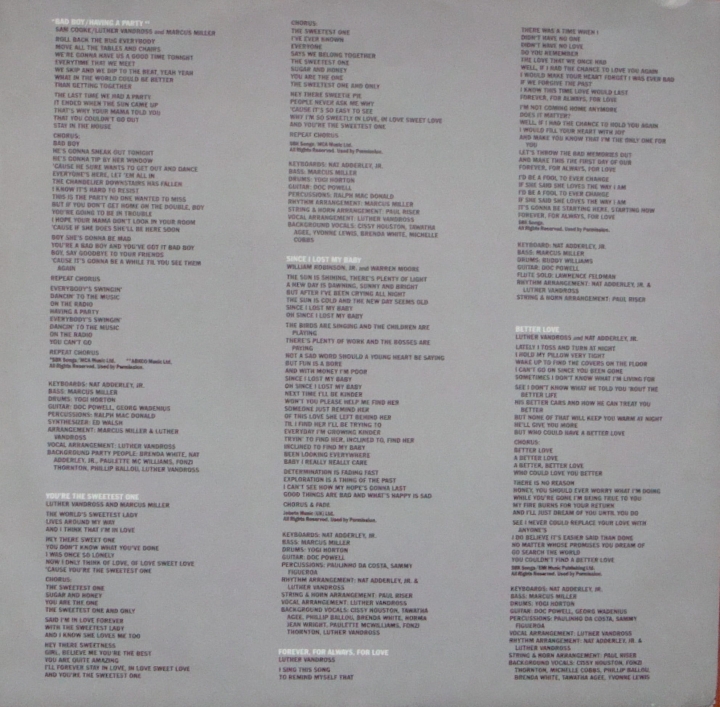 Luther Vandross ‎– Forever, For Always, For Love 25013, A1 / B1 Funk/Soul Sklep z Płytami Winylowymi 