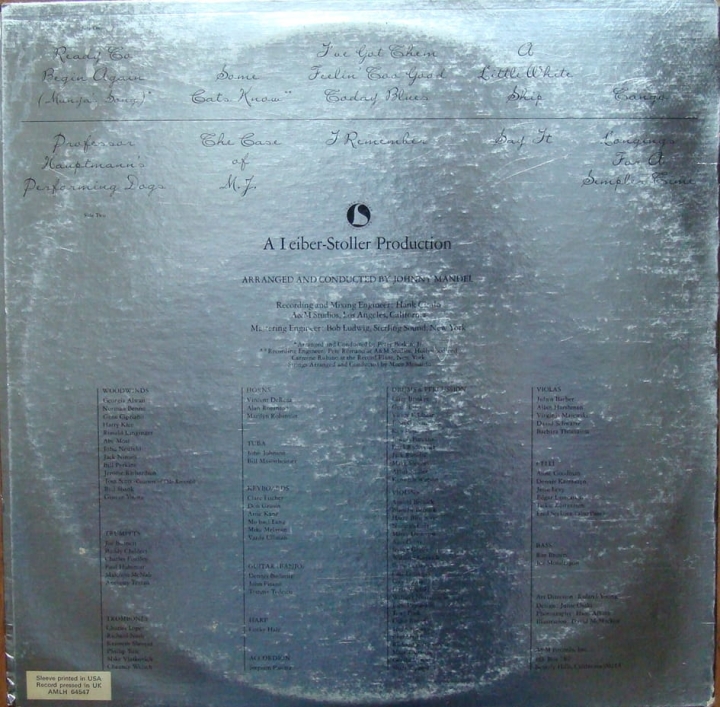 plyty,winylowePeggy,Lee,Mirrors,AMLH,64547
