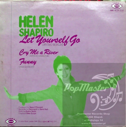 Helen Shapiro Let Yourself Go Oval ‎– HELEN 25 Vinyl, 10", 45 RPM, Single