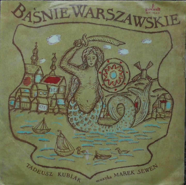 Tadeusz Kubiak, Marek Sewen ‎– Baśnie Warszawskie SX 1643 Stage & Screen Sklep z Winylami