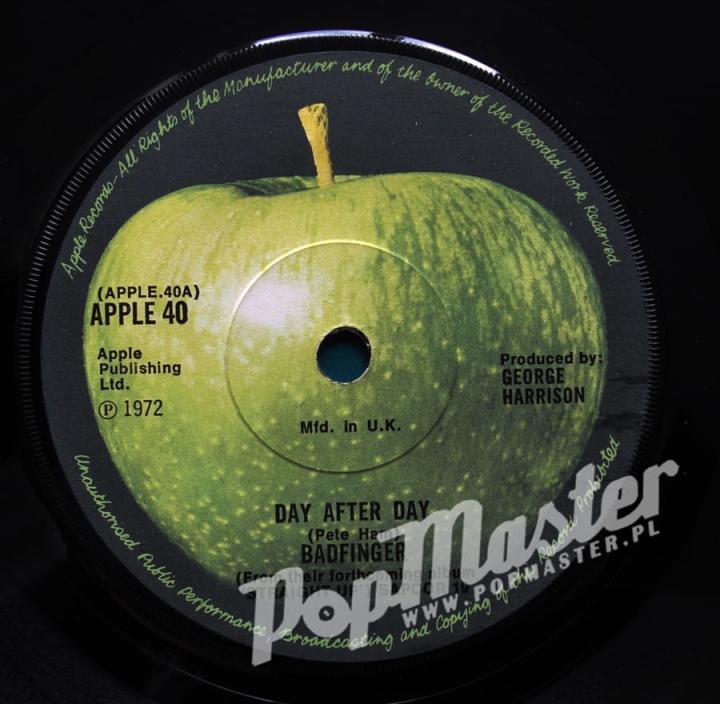 Badfinger Day After Day APPLE 40 Records Store In Poland Popmaster Records Shop