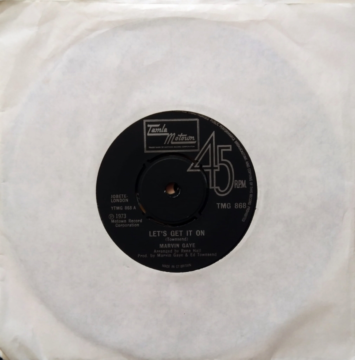 Marvin Gaye ‎– Let's Get It On Tamla Motown ‎– TMG 868