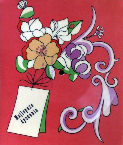 Partita - Kiedy Wiosna Buchnie Majem / Maryla Pawłowska - Tango Nocy  Krajowa Agencja Wydawnicza ‎– R-0048-II  Flexi-disc, 6", 45 RPM, Single Sided, Card Backed, Picture Disc, Mono