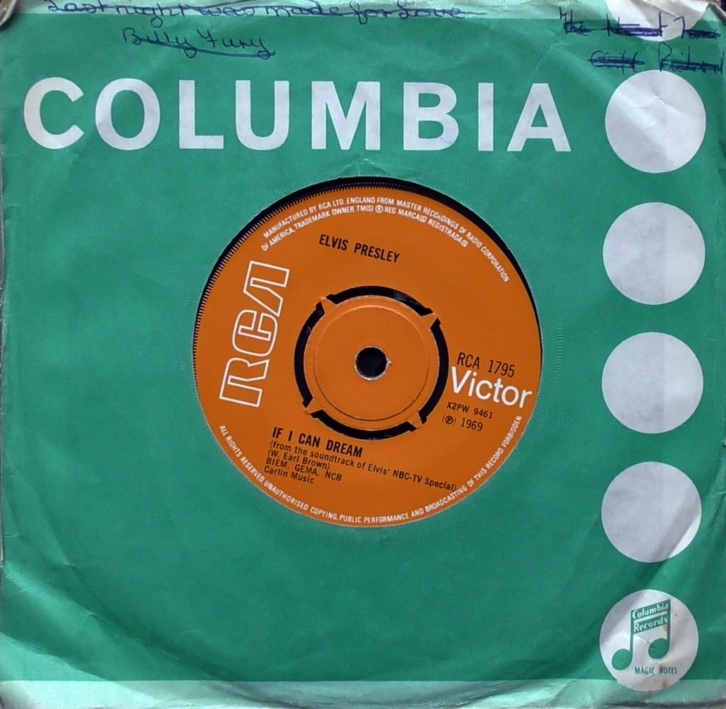 Elvis Presley – If I Can Dream RCA Victor – RCA 1795 - | vinyl record ...