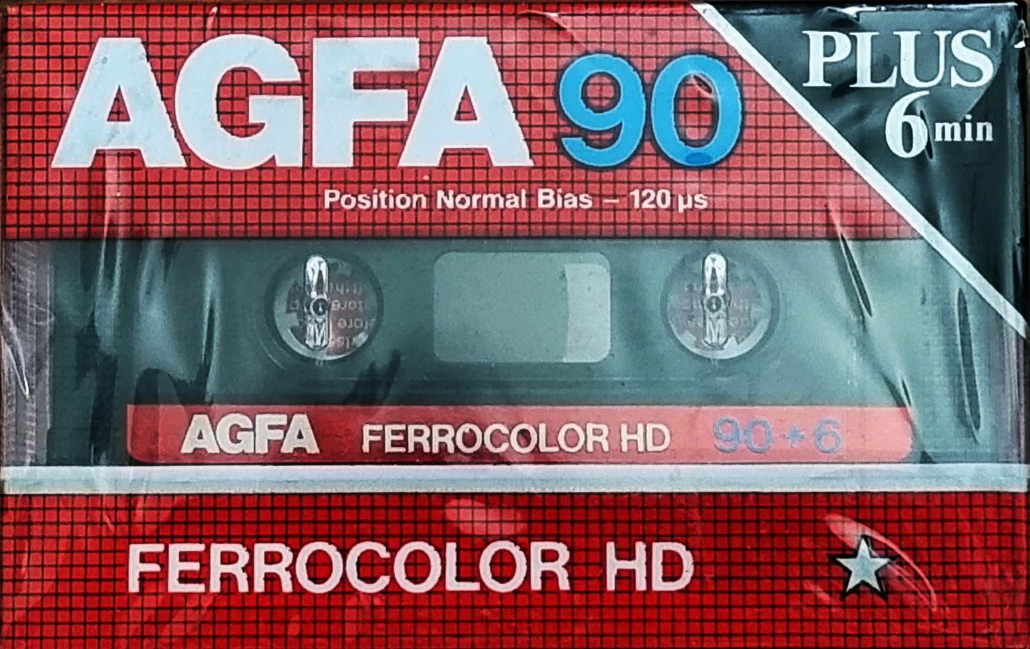 Vintage Audio Cassette AGFA LNS 90 * Rare From Germany 1975 * Unsealed