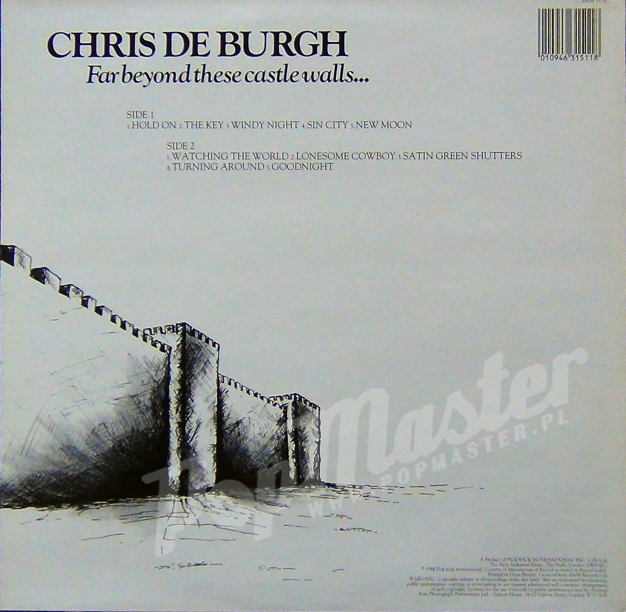 Chris De Burgh Far Beyond These Castle Walls SHM 3151 P yty 